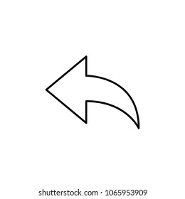 discharge sign icon. Element of simple icon for websites, web design, mobile app, info graphics. Thin line icon for website design and development, app development  on white background