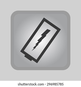 discharged battery icon