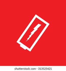 discharged battery icon