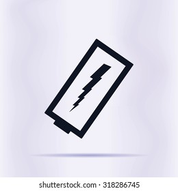 discharged battery icon