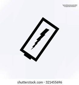 discharged battery icon