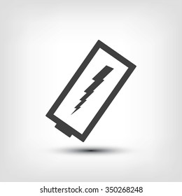 discharged battery icon