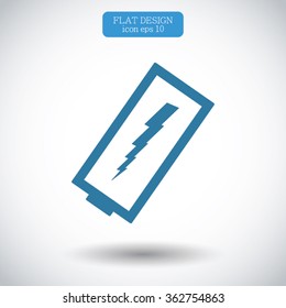 discharged battery icon