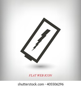 discharged battery icon
