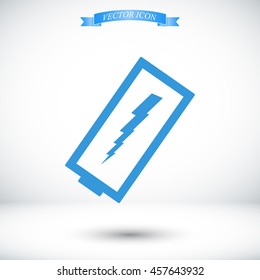 discharged battery icon