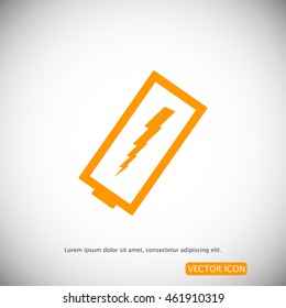 discharged battery icon