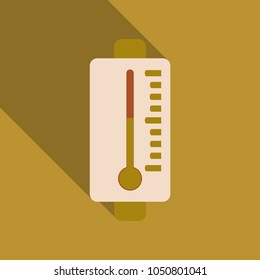 Discharged and fully charged battery smartphone - vector infographic. Isolated on white background