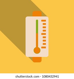 Discharged and fully charged battery smartphone - vector infographic. Isolated on white background