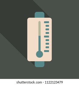 Discharged and fully charged battery smartphone - vector infographic. Isolated on white background