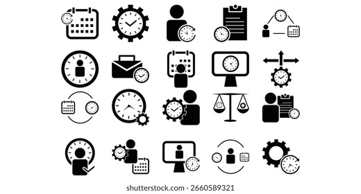 Coleção de Conjuntos de Ícones Disciplinares