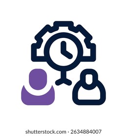 discipline duotone icon. Sleek and modern vector icon for websites, mobile apps, marketing materials, and corporate design. Fully scalable and ready to use.
