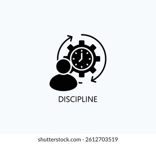 Discipline Icon Or Logo Isolated Illustration