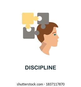 Discipline icon. Simple element from business growth collection. Creative Discipline icon for web design, templates, infographics and more