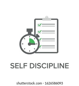 Discipline icon. Simple element illustration. Discipline concept symbol design. Can be used for web and mobile.