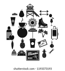 Discipline icons set. Simple set of 25 discipline vector icons for web isolated on white background