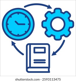 Discipline Simple Icon Vector Illustration Concept