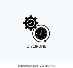 Discipline Vector, Icon Or Logo Sign Symbol Illustration