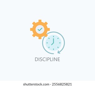 Discipline Vector, Icon Or Logo Sign Symbol Illustration