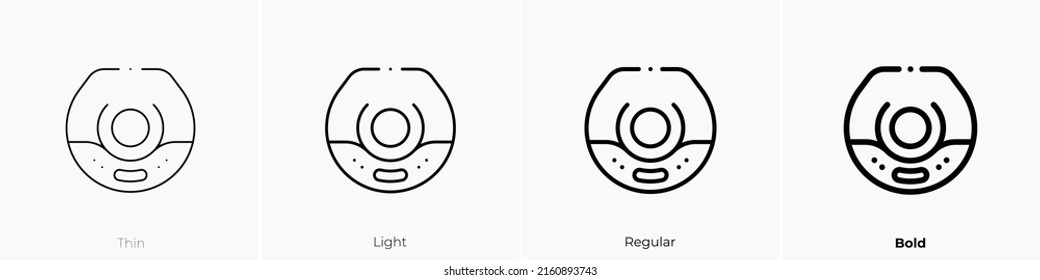 discman icon. Linear style sign isolated on white background. Vector illustration.