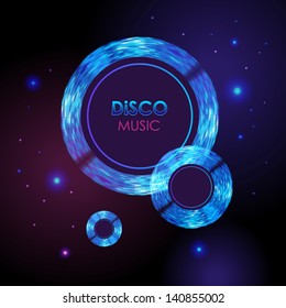 Disco abstract  background