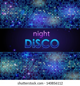 Disco abstract  background