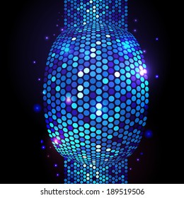 Disco abstract  background