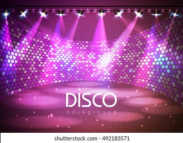 Disco abstract background