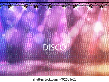 Disco abstract background