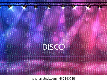 Disco abstract background