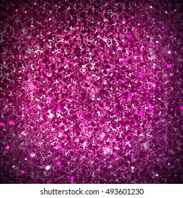 Disco abstract pink neon background