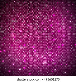 Disco abstract pink neon background