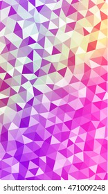Disco background with bright triangles. blue, purple color. vector illustration. to design banners, presentations, brochures greeting.
