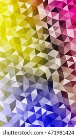 Disco background with bright triangles. blue, purple color. vector illustration. to design banners, presentations, brochures greeting.