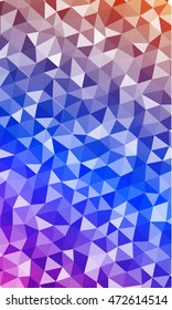 Disco background with bright triangles. blue, purple color. vector illustration. to design banners, presentations, brochures greeting.
