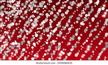 Disco Background with Confetti of Glitter Particles. Sparkle Lights Texture. Disco pattern. Light Spots. Star Dust. Explosion of Confetti. Design for Magazine.