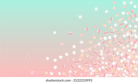Fondo de discoteca con confeti de partículas de estrellas brillantes. Textura de luces brillantes. Patrón de celebración. Puntos de luz. Polvo de Estrella. Diseño de Navidad. Explosión de confeti. Diseño para Revista.