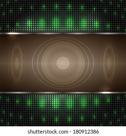 Disco background green