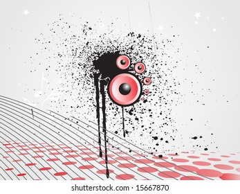 disco background with grunge element, wallpaper
