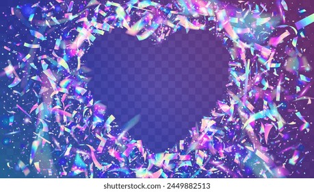 Disco Background. Laser Element. Retro Holographic Illustration. Color Glitter. Rainbow Paper. Explosion Ribbon. Purple Glare Burst. Unicorn Tinsel. Blue Disco Background