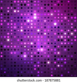 Disco background with stars. Vector EPS10.