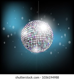 Disco ball background