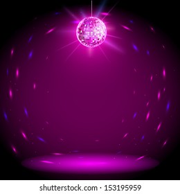 Disco ball background