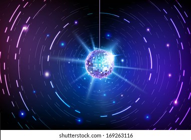 Disco ball background