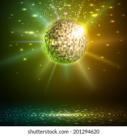Disco ball background