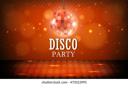 Disco ball background