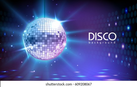 Disco ball background