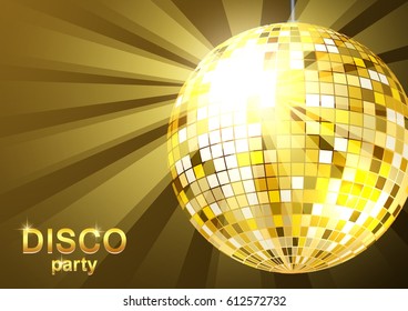 Disco ball background