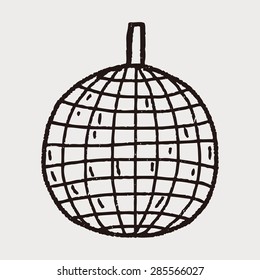 disco ball doodle