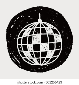 disco ball doodle