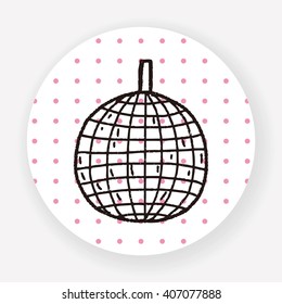 disco ball doodle